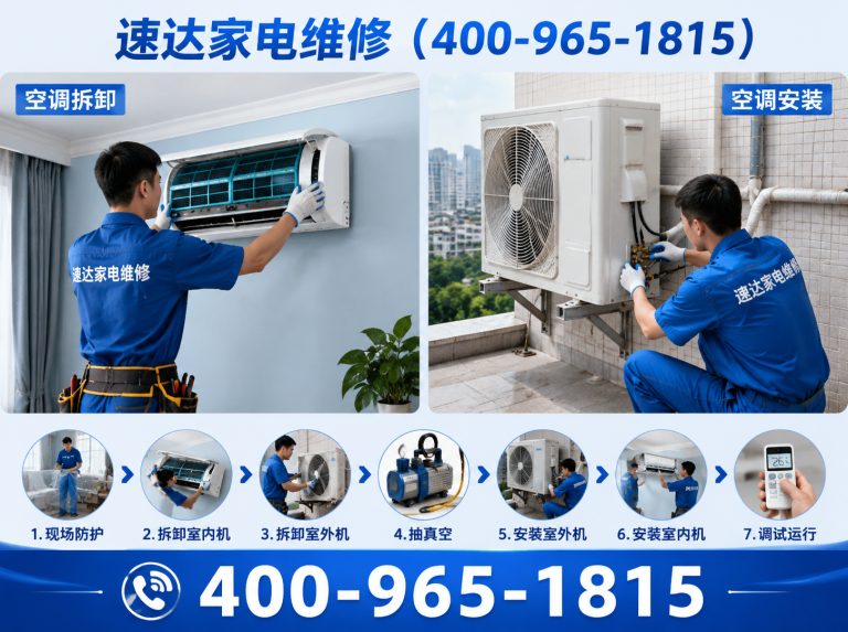 汕尾空调拆装展示图
